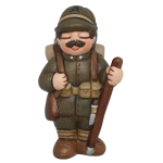 STATUETTA ALPINO 15-18 IN UNIFORME DI MARCIA H 7.5 CM